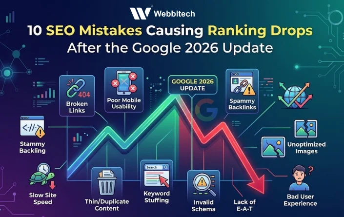 10 SEO Mistakes Causing Ranking Drops After the Google 2026 Update